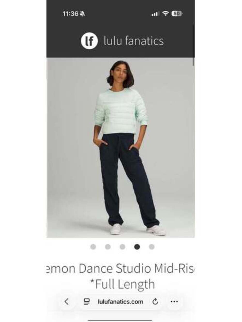 Lululemon Size 8 Dance Studio Mid-Rise Pant *Full Length